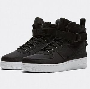 Nike Air Force 1 Mid LV8 Black WhiteHigh Top Sneakers Boy’s 5.5 Woman’s 7.5